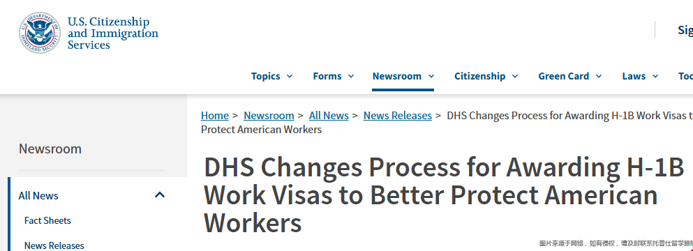 美国2026年H-1B新规政策解读
